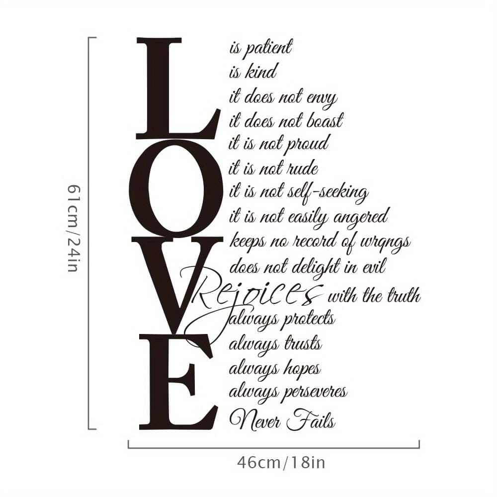TEMU And Kind. Suitable For Classrooms, Homes, Bedrooms And Offices, Decoration Inspirational Wall Stickers Up Your Living Room