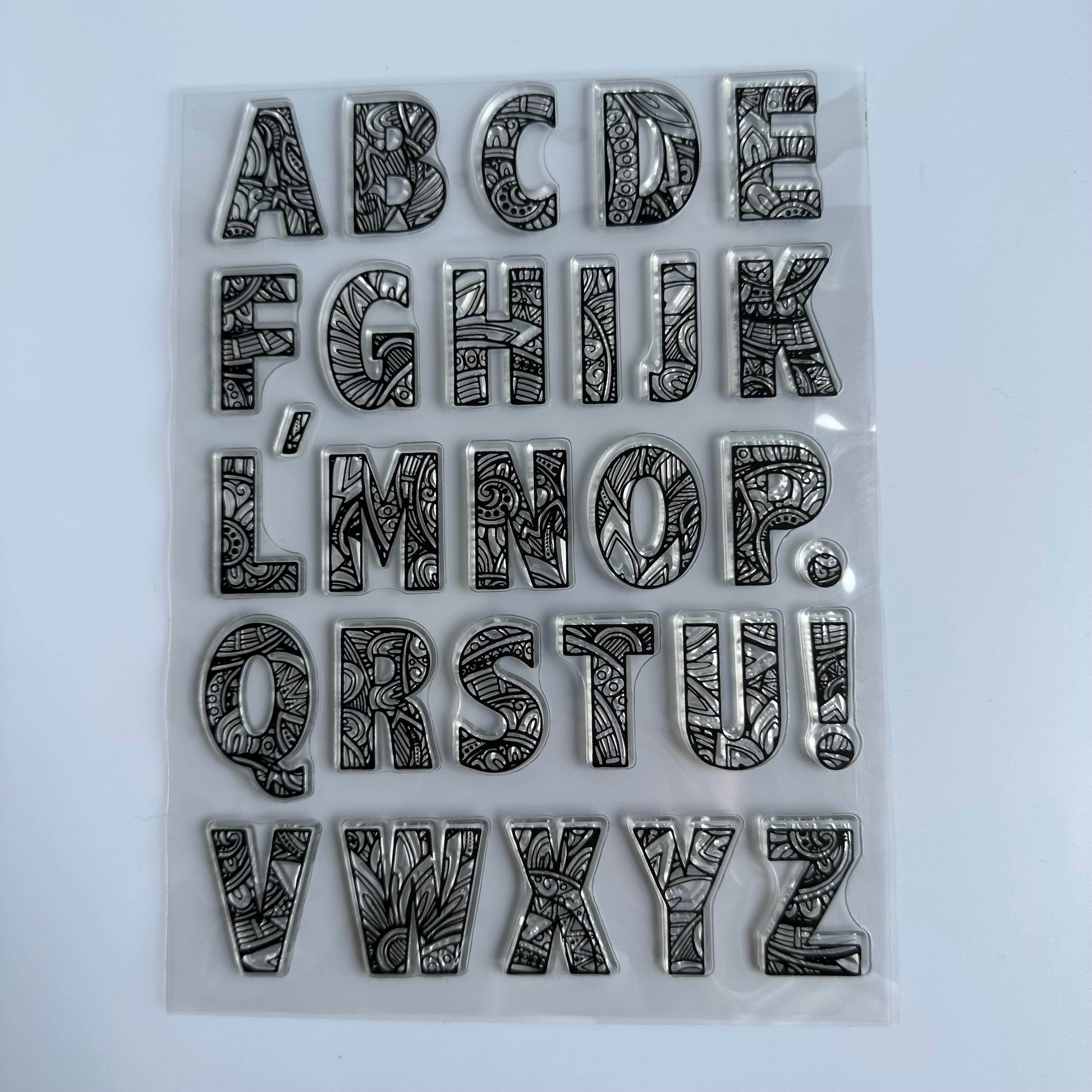 TEMU Vintage Decorative Pattern, Letter Seal For Handmade Diy Making Transparent Seal Stamp