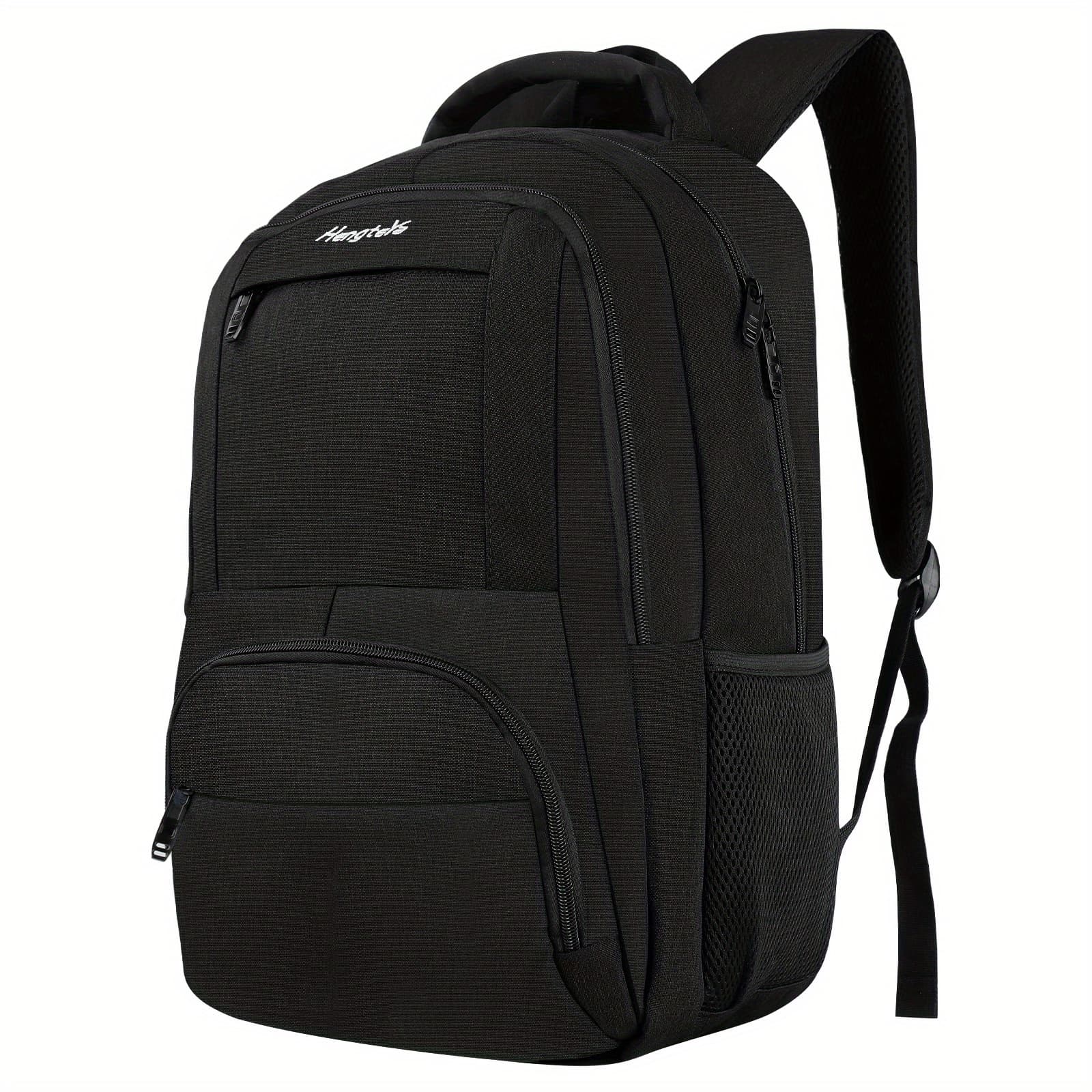 TEMU Backpack Men's Backpack With Large Capacity, Suitable For Daily Commuting And Travel, Men's Computer Bag Simple Casual Travel Bag
