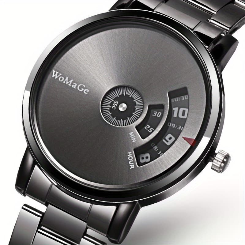 TEMU Novelty Characteristic Creative ' Steel Quartz Watch