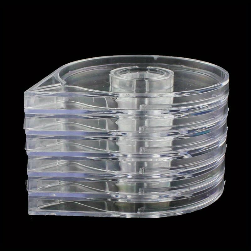 TEMU Detachable Set Of 6pcs Nail Art Striping Tape Line Case Tool Sticker Box Holder Convenient Use