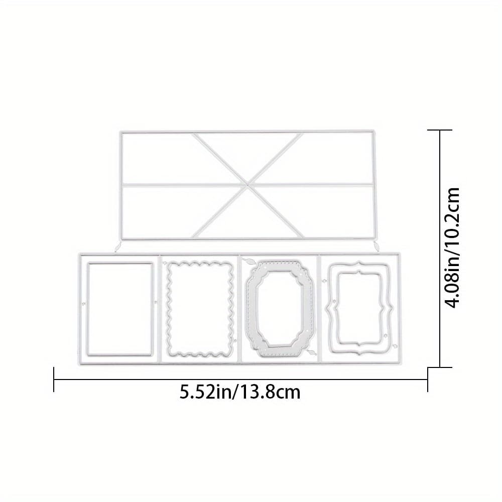 TEMU Creative Metal Cutting Dies Diy Gift Card Making Stencil Scrapbooking Paper Card Embossing Craft Stencil
