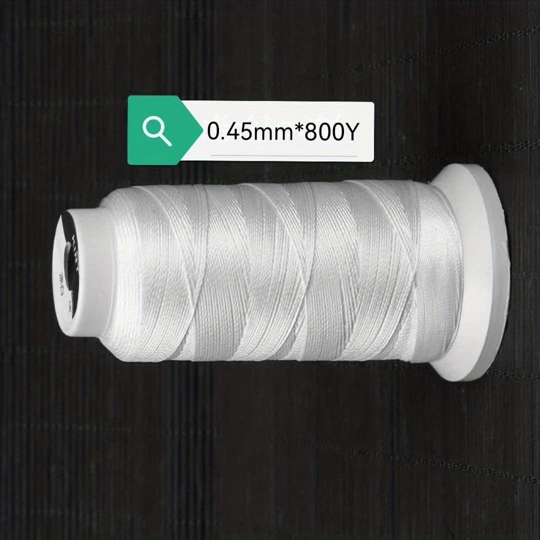 TEMU 1 Roll Of Polyester Beaded Thread Non-stretch Cord Beading Cord For Diy Bracelet Necklace Jewelry Making Sewing Leather Products Making Cord -beading Cords & Threads
