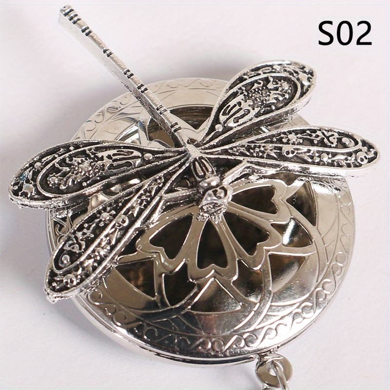 TEMU 1 Locket Necklace - A Present For Mom, Essential Oil Diffuser Jewelry With An Antique Look, Hypoallergenic Chain, An Accessory For Women - A Great Gift For Mom On
