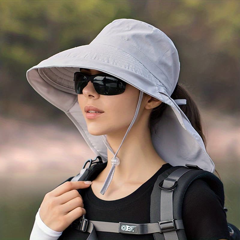 TEMU Mountain Climbing And Women In Europe And The Summer Hat Brim Fisherman Hat Summer Travel Is In Sun Hat Outdoor Sun Hat
