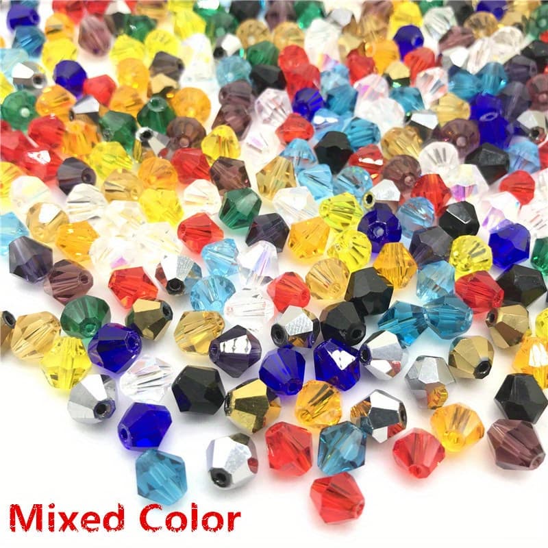 TEMU 4mm800pcs Element Beads Multi Color Glass Spacer Beads Used For Jewelry Making Handmade Craft Beads Accessories