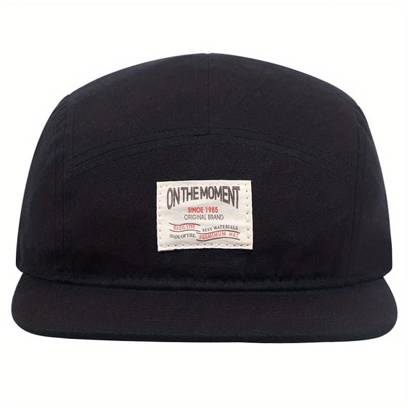 TEMU 's Five-panel Hip-hop With 1 Fabric Label