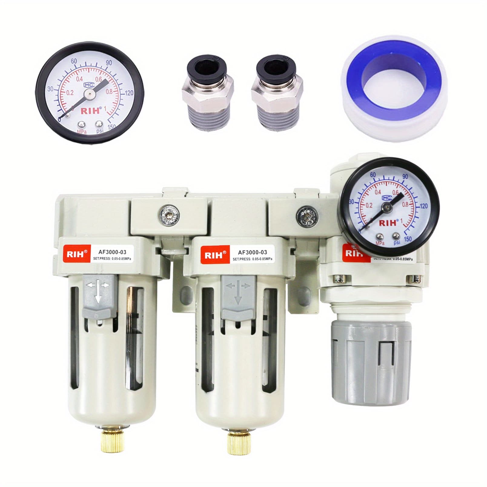 TEMU 1pc Ac3110-03 High Pressure Treatment Units Combination Compressed Aire Filter Regulator