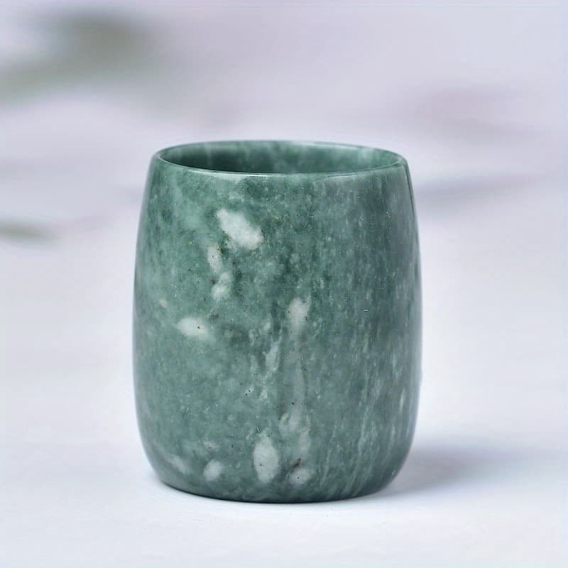 TEMU 1pc Natural Stone Cup - Polished Artwork For Home Decoration, Best Gift For On Halloween And Christmas. Colors Are Dispatched