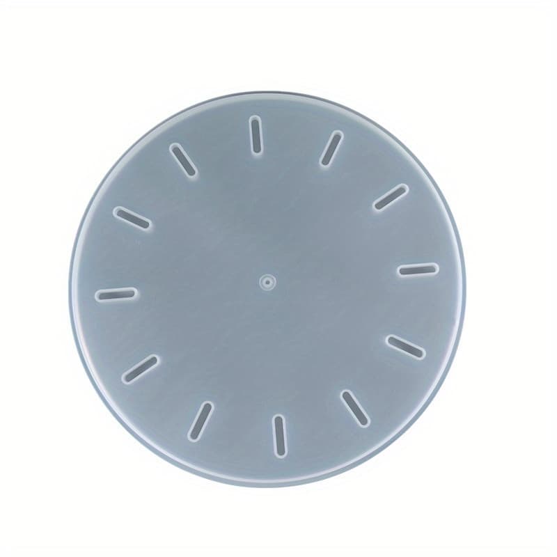 TEMU 1pc Round Clock Mold Made Of Resin Epoxy For Decorative Wall Hanging At Home, Silicone Mold For Resin Crafts, Casting Tool, And A Handmade Gift