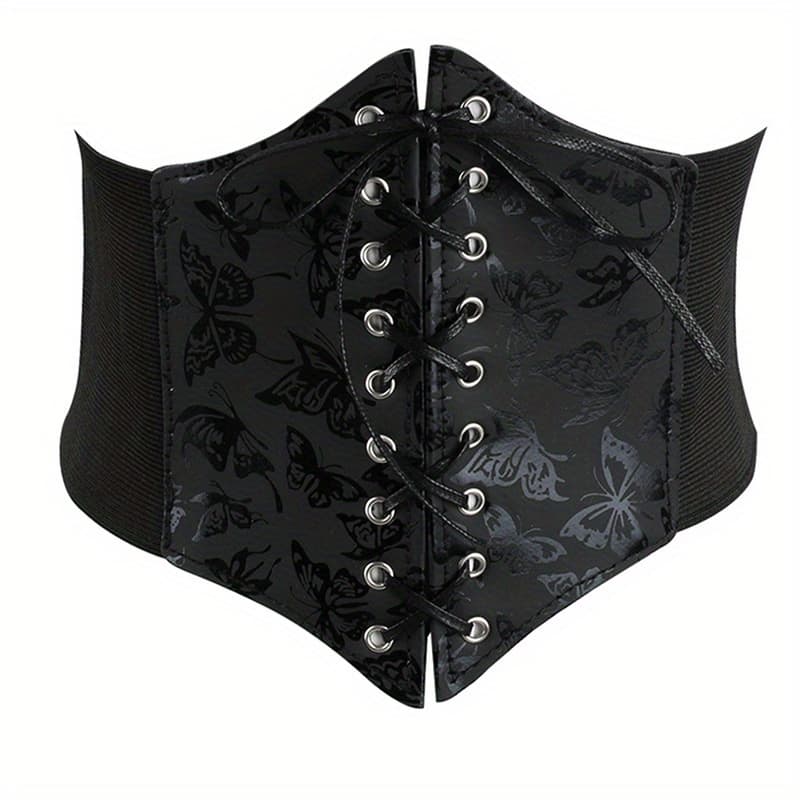 TEMU Women's Colorful Waist Cincher With Pin , Wide Belt Strap, Shapewear, Fashionable Outer Wear Accessory, Shirt And Skirt Decoration, Elastic Belt