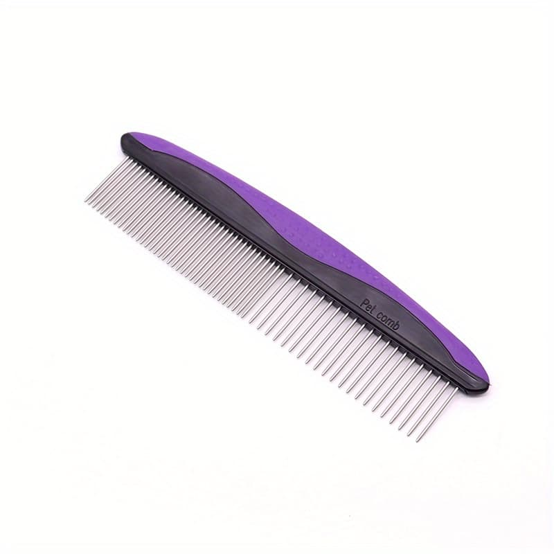 TEMU Pet Removal Detangling Comb Removal Steel For Grooming Tool