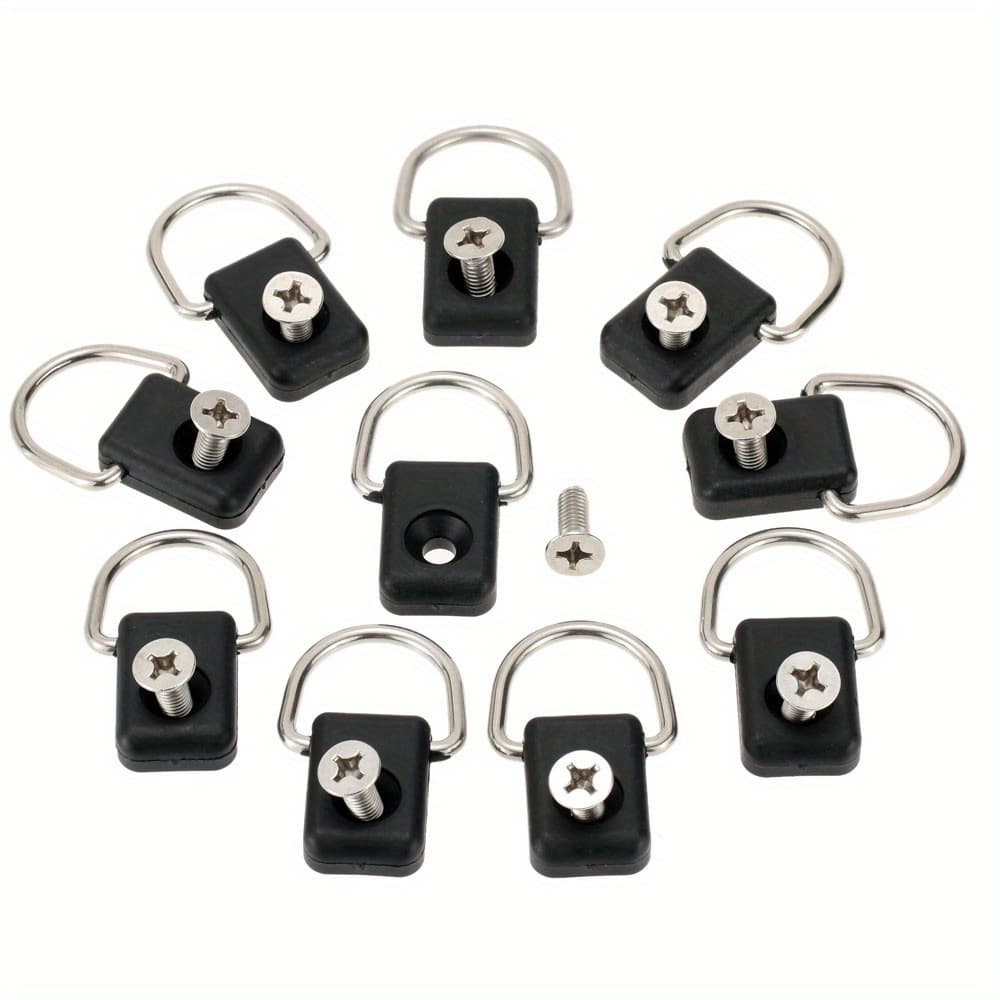 TEMU 10pcs Kayak D Ring, Boat Canoe D Ring With Screw Kit, Boat Canoe Kayak Accessories