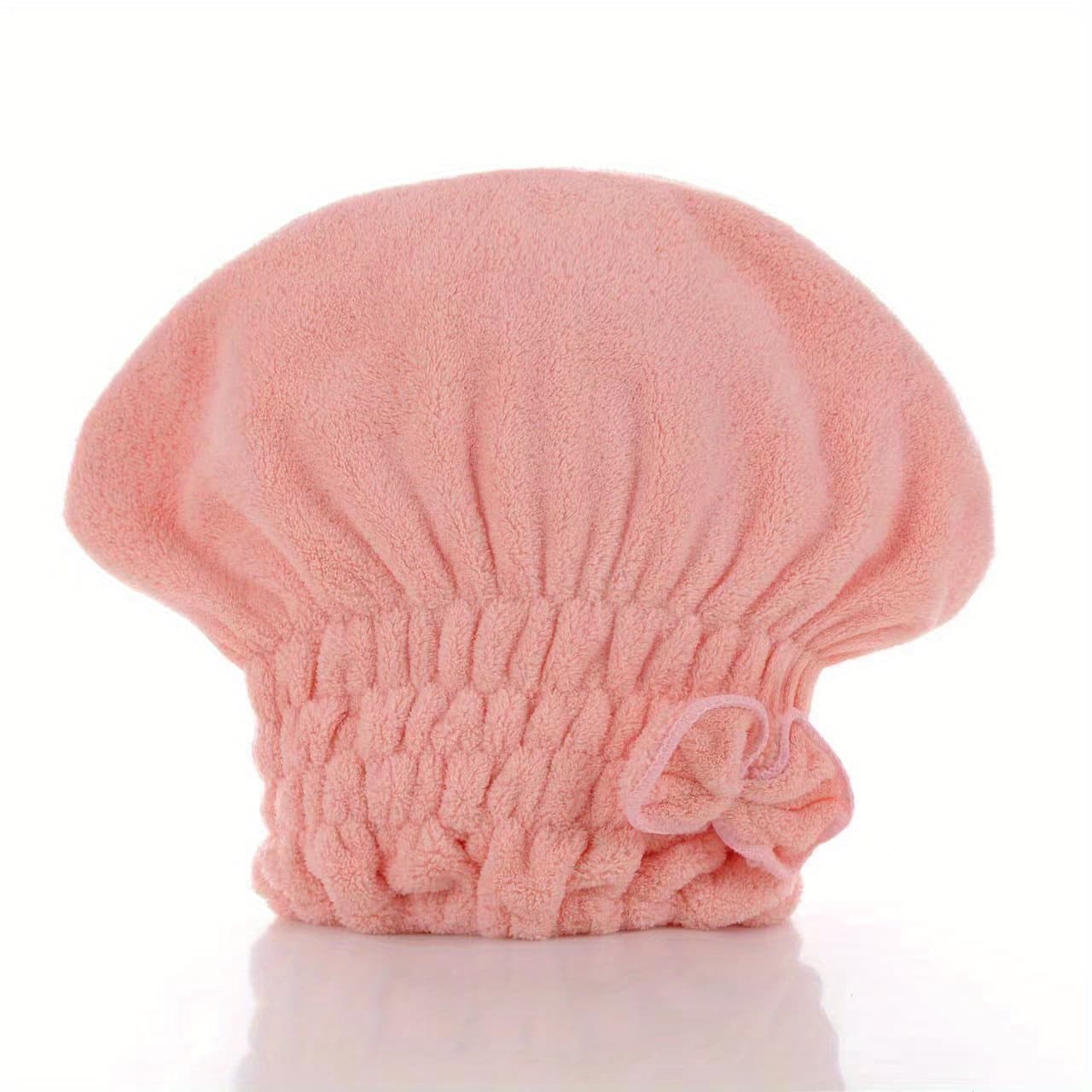 TEMU 1pc Microfiber Hair Drying Caps, Extrame Soft & Ultra Absorbent, Fast Drying Hair Turban Wrap Towels Shower For And Women