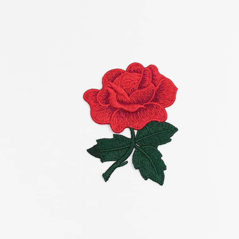 TEMU 10pcs Embroidered Patches Rose Flower Embroidery Patches Small Applique For Bag Jacket Jeans Clothing Diy