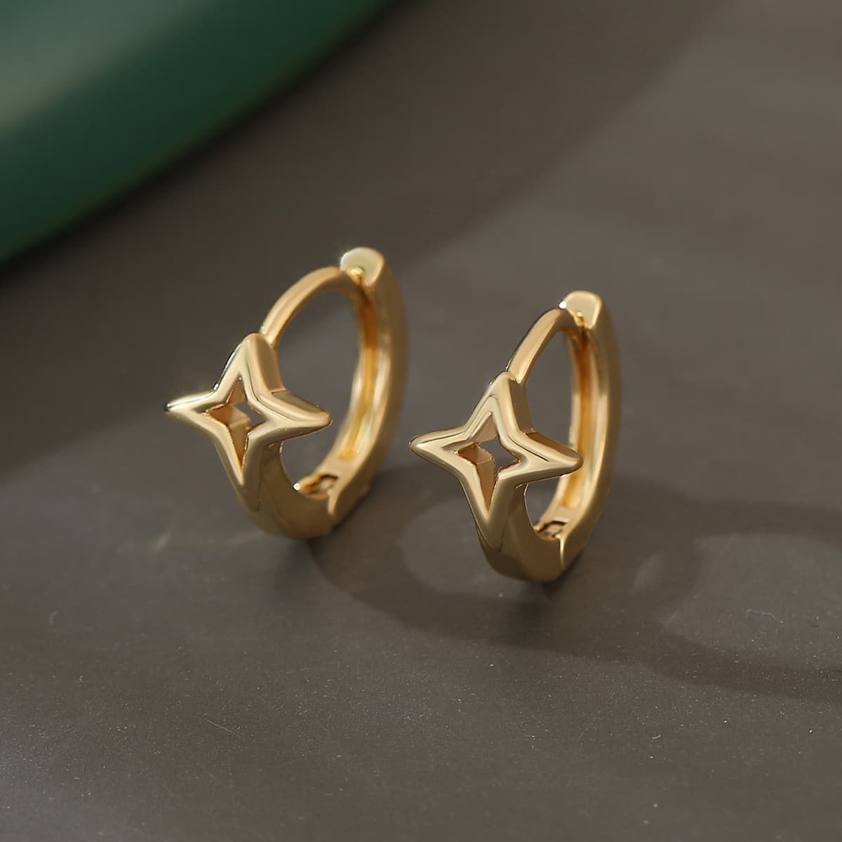 TEMU 1 Pair Of Fashionable Minimalist Round Stud Earrings, Vintage Date Gift