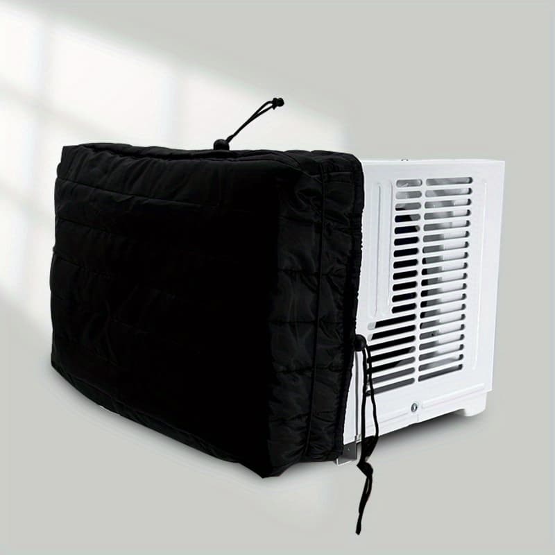 TEMU Indoor Air Conditioner Cover, Window Sash Cover, Indoor Window Air Conditioner Rust-proof Adjustable Cover, With Free Elastic Band