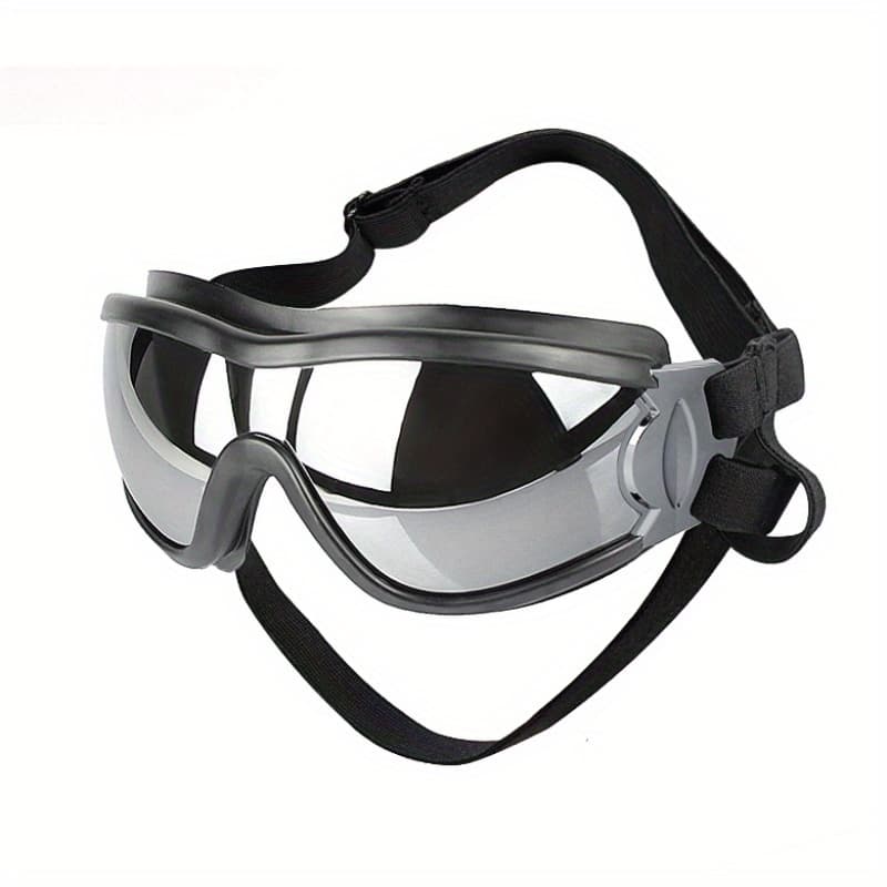 TEMU Dog Fashion Glasses, Dog Goggles, Uv Resistant, Wind Proof, Dust Proof, Fogproof, Pet Glasses, Eye Protection, With Adjustable Straps, Suitable For Medium To Large Dogs
