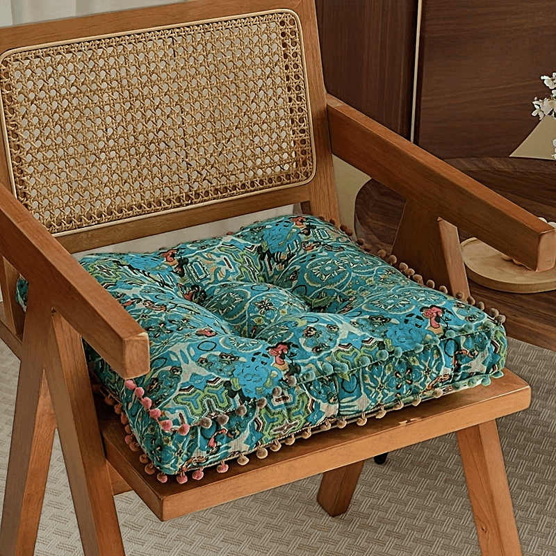 TEMU Bohemian Chair Cushion Meditation Pad Is Thick, Soft And Comfortable, Suitable For Living Room, Bedroom, Dining Room, Office Multi-functional Home Decoration