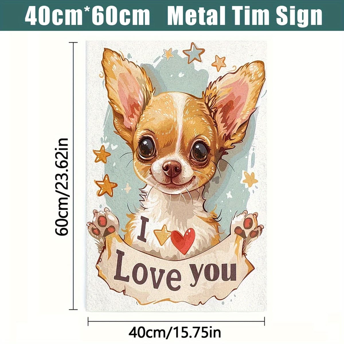 TEMU 1pc, Towel, Single-sided Print, Rectangular 40 X 60cm, 2d Chihauhua Cartoon Style Pattern, Soft Comfortable Durable , Suitable For Bathroom Kitchen Beach Pool