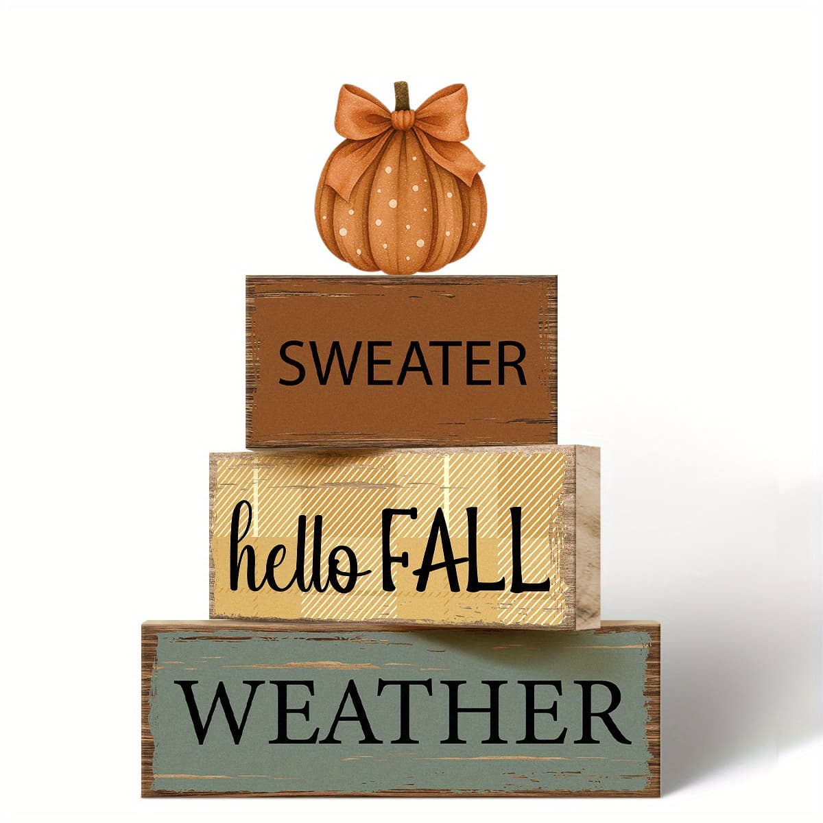 TEMU 1 Set Of Fall Thanksgiving Wood Long Decorative Plaques And Ornaments Fall, Pumpkin Fall Decorations Thanksgiving Gifts Thanksgiving Table Centerpieces Farmhouse Home Party Decorations thumbnail 2