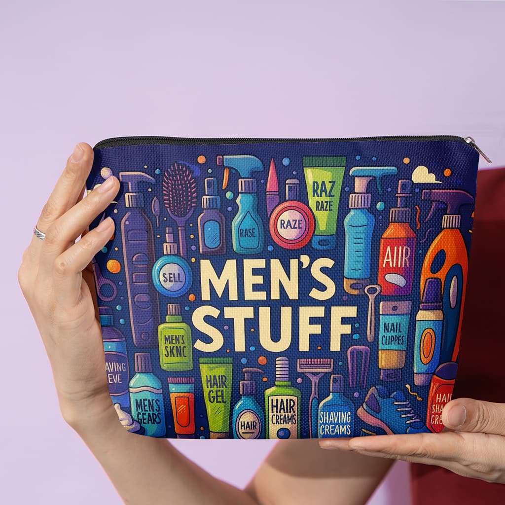 TEMU Cosmetic Bag 1pc, Products, Stylish Zippered Wallets, Work Snack Bags, Skincare Product Organizers, Double-sided Printed Cosmetic Bags, Student Stationery Organizers, And Holiday Gifts