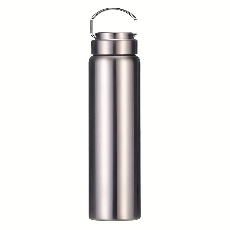 TEMU 304 Stainless Steel Water Cup Full Single Layer Thickened Sports Water Bottle Men's Outdoor Large Capacity Portable Camping Cup Men And Women Portable Water Cup 51oz