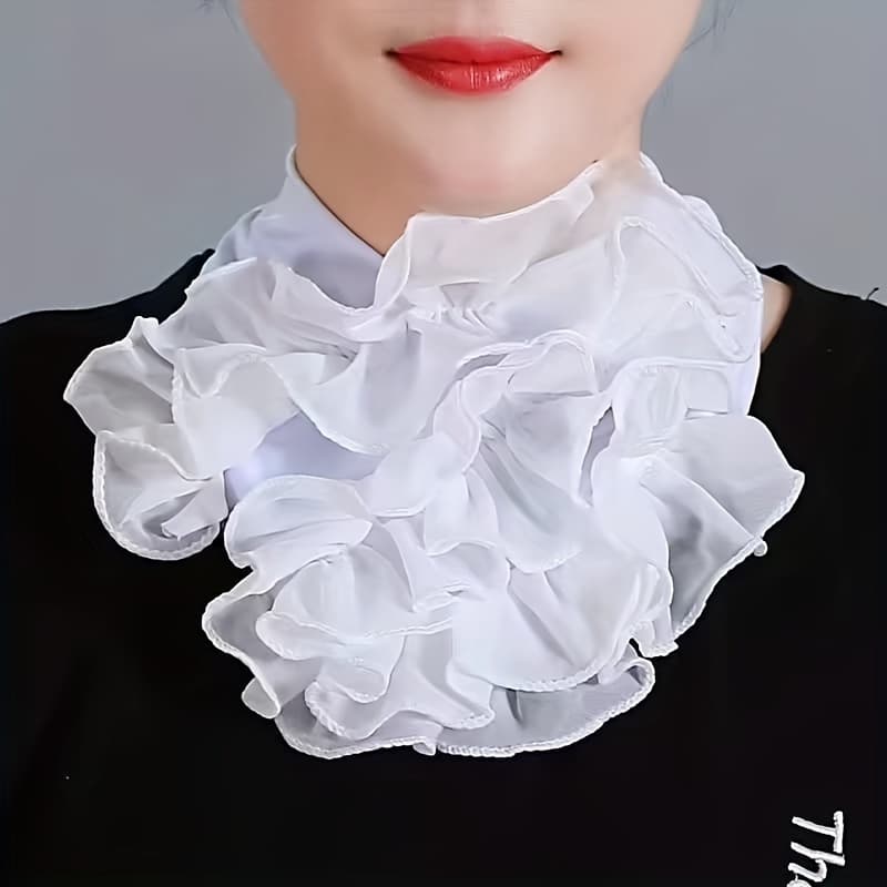 TEMU 1pc Women's Stylish Neck Warmer In Solid Color, Suitable For All , Featuring A New That Transformed Into Styles