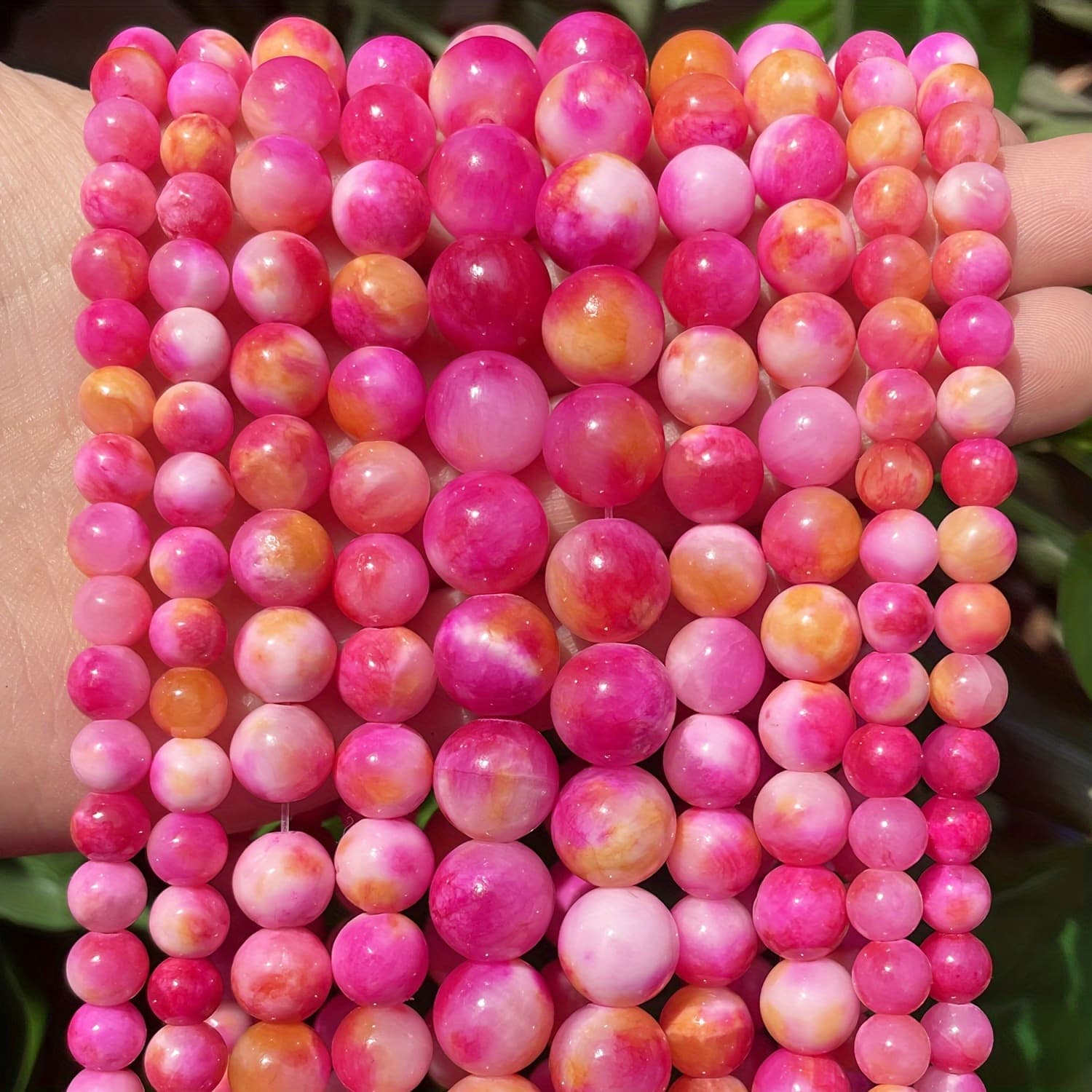 TEMU Stone Persian Beads, 6/8/10mm, Loose , For Diy Necklace Earrings Jewelry Accessories