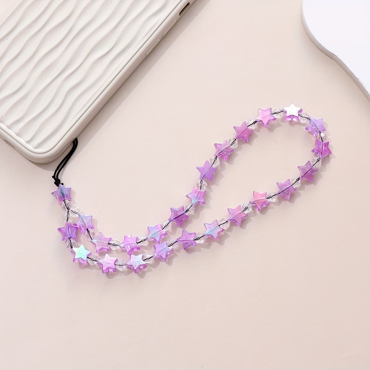 TEMU Colorful Mermaid Star-shaped Phone Strap