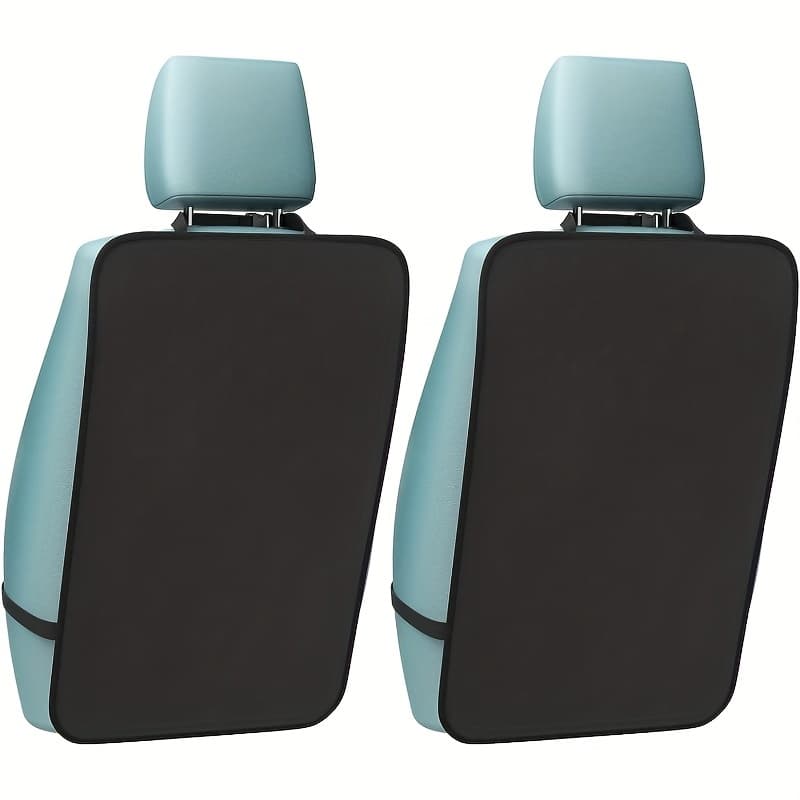 TEMU Car Seat Pad Set (2pcs), A Spacious Cushion The Back Seat Of Your Vehicle From Dirt, Mud, Stains, And Scratches