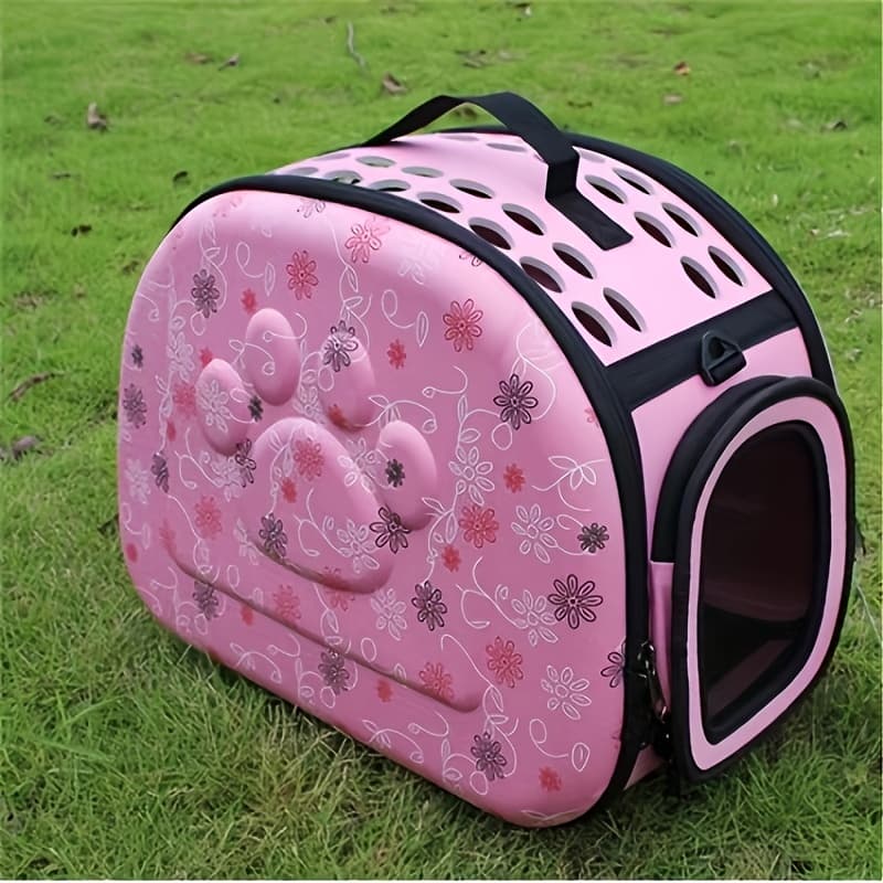 TEMU Suitable For Small Dogs, Cats, Dogs And Rabbits Portable Pet Straps - And Comfortable Breathable Travel Shoulder Bag