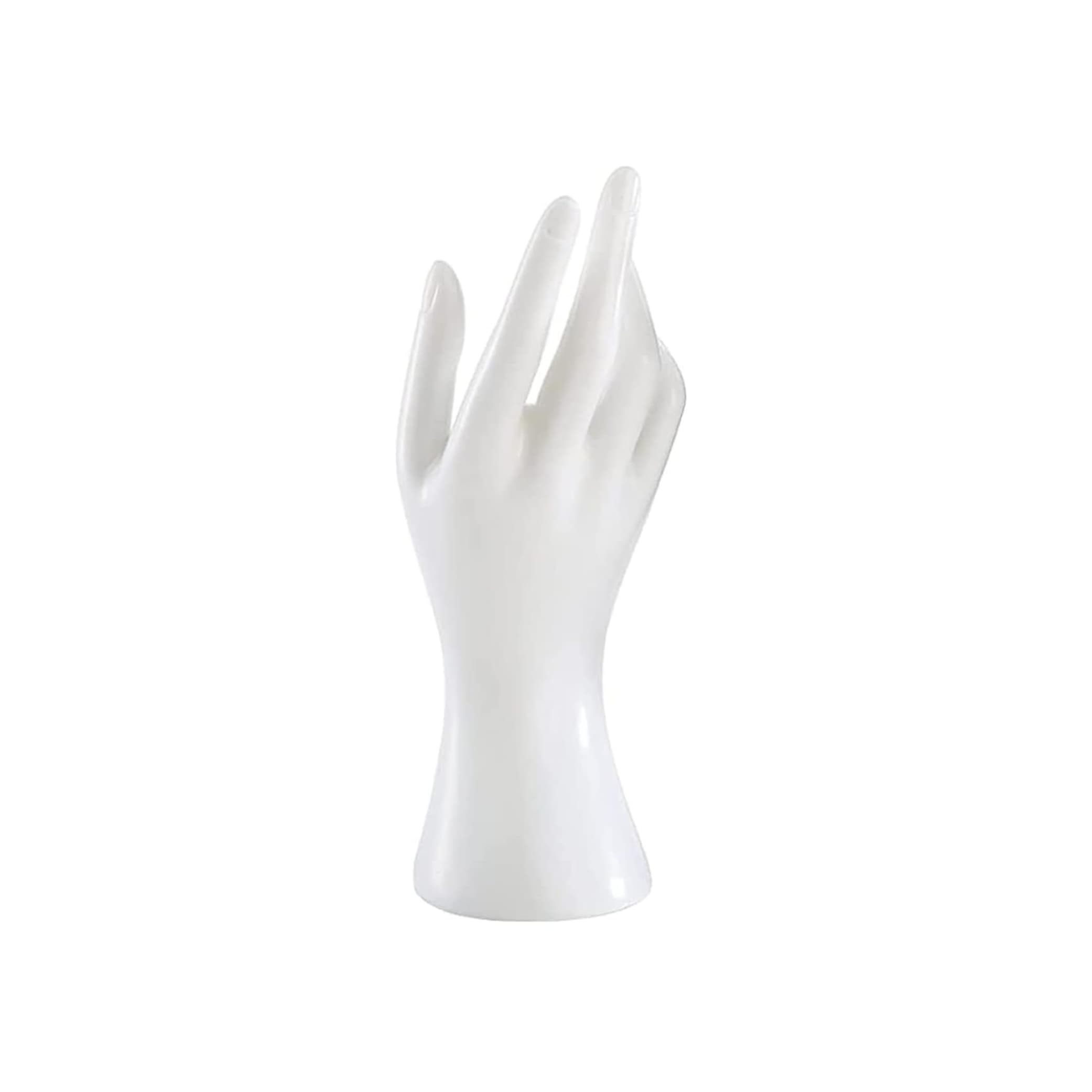 TEMU 1pc Ring Necklace Bracelet Wristwatch Jewelry Display Stand Pvc Desktop Jewelry Holder Hand Shape Jewelry Organizer Hand Jewelry Display Holder Rings Stand Display Decorative Hand Model