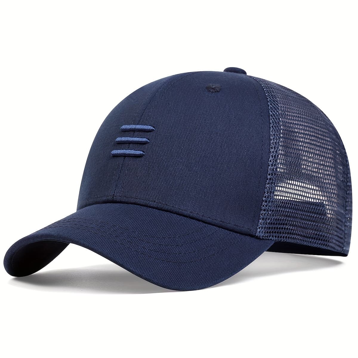 TEMU Women's Embroidered Baseball Outdoor Adjustable Sun Hat Casual Suitable For Spring Autumn Travel Beach Party