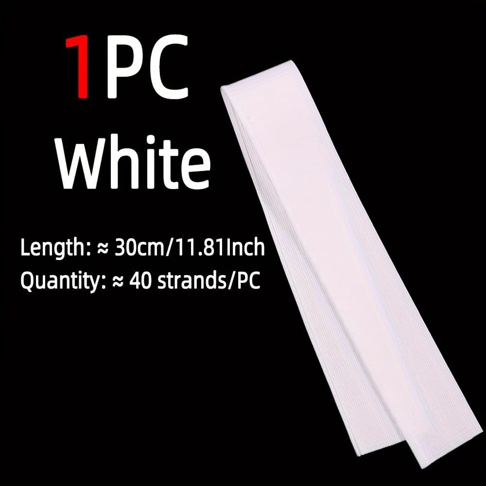 TEMU 1 Piece Of 30cm/11.81inch Long Silicone Skirts With Rubber Legs, Designed For Soft Worm Trout Fly Legs, Fishing Jig Lure Skirts, And Fly Tying Materials