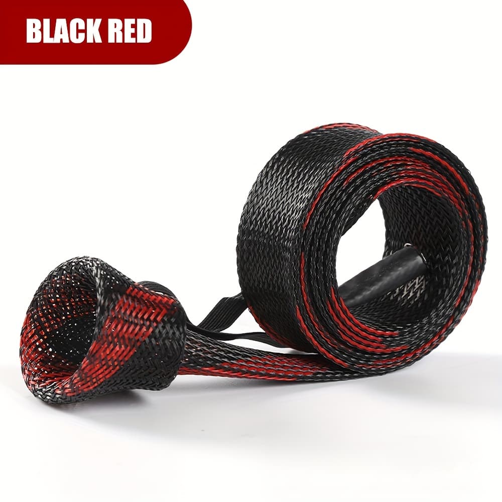TEMU Ouyaline Mix Colors Fishing Rod Protector Sleeve Braided Mesh Reusable - Telescopic Rods Protector Bag Fishing Tools Accessories