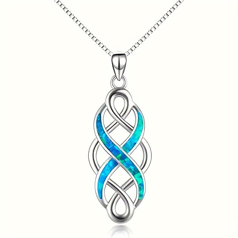 TEMU 1pc Fashion Charms Ladies Pendant Necklaces High-end Jewelry Line Twisting Ladies Necklaces Suitable For Banquet Traveling Wear Ladies Jewelry