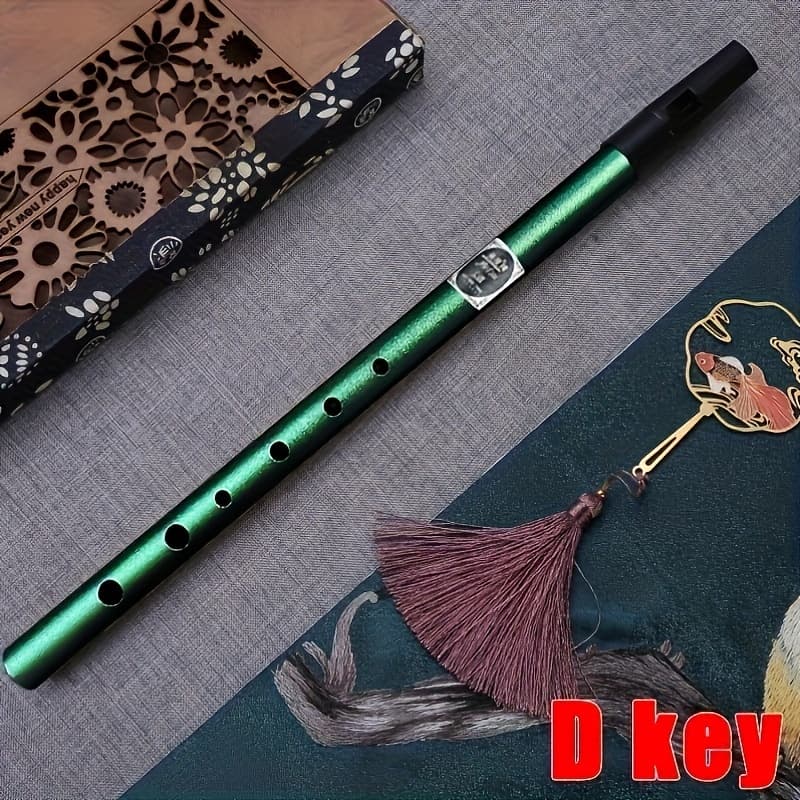 TEMU Irish Whistle Piccolo /, 6-hole Tin Penny Whistle, Irish Musical Instrument