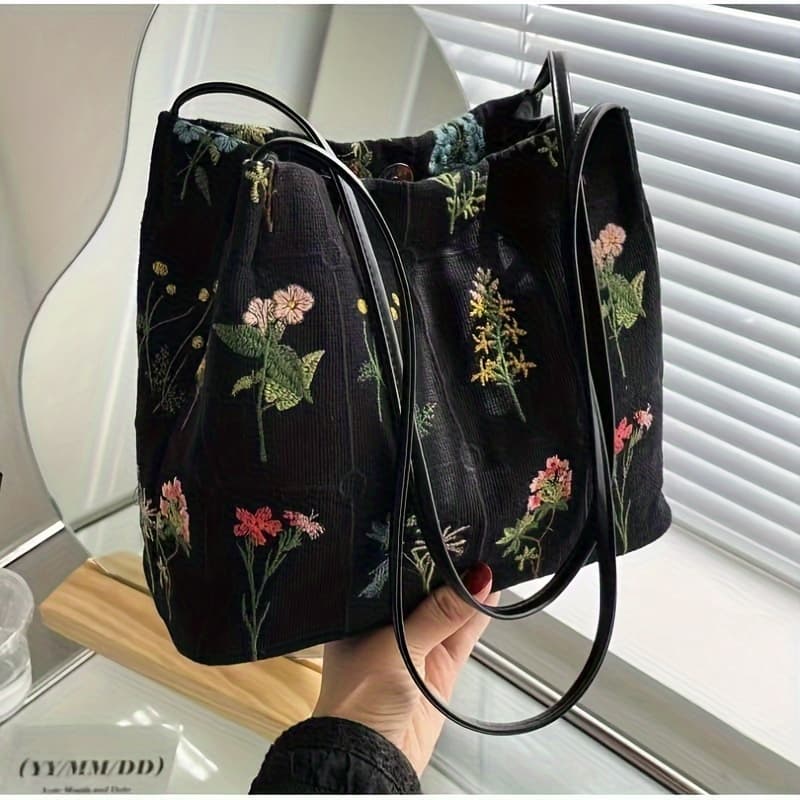 TEMU Large Capacity Handbag Women's Summer All-match 2023 New Casual Shoulder Bag For Class Commuting Bucket Bag
