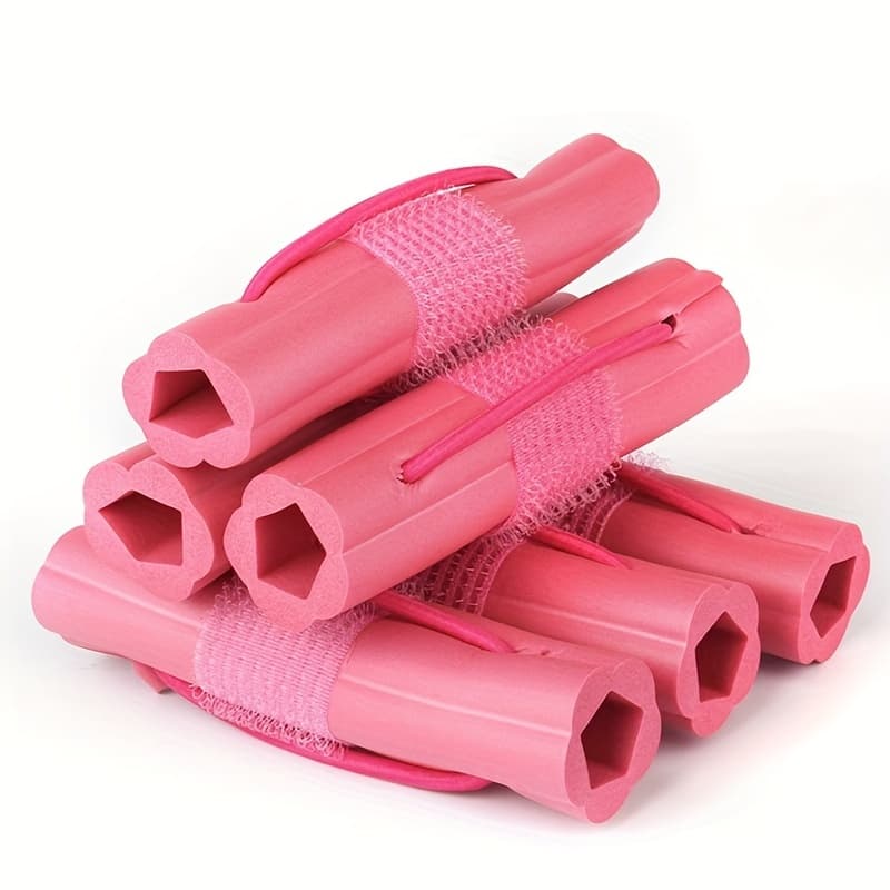 TEMU Sponge Curling Rod Styling Lazy Sleeping Device Sponge Sleeping Fixing No-heat Curling Rod Non-damaging Hair Fixing Curler
