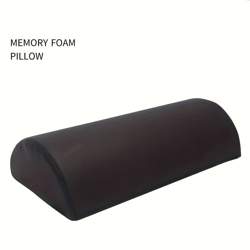 TEMU 1pc Ergonomic Office Desk Foot Rest With Foam & Milk Crust Cover - Under Desk Foot Stool Suitable For Prolonged Standing, Sitting, Posture - Home Office Accessories, Comfortable Footrest