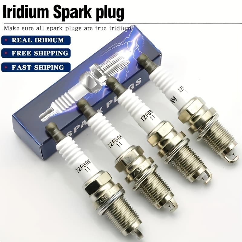 TEMU Upgraded 4pcs Izfr6k11 Real Iridium Spark Plugs Fits Accord Crv For 6994