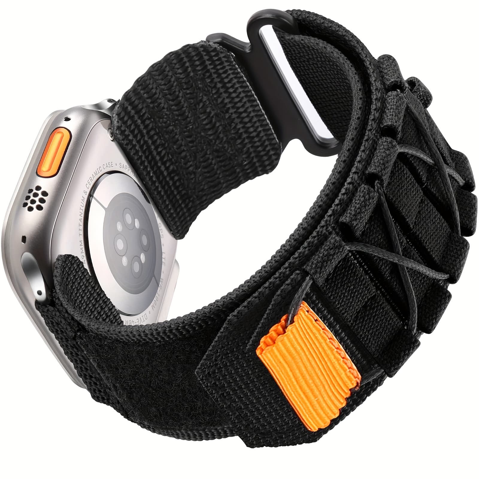 TEMU Durable Nylon Watch Band Compatible With Watch 38mm, 40mm, 41mm, 42mm, 44mm, 45mm, 49mm. Men's Casual Braided Solo Loop Strap For Watch /8/7/6/5/4/3/2/1, Se, Ultra 2