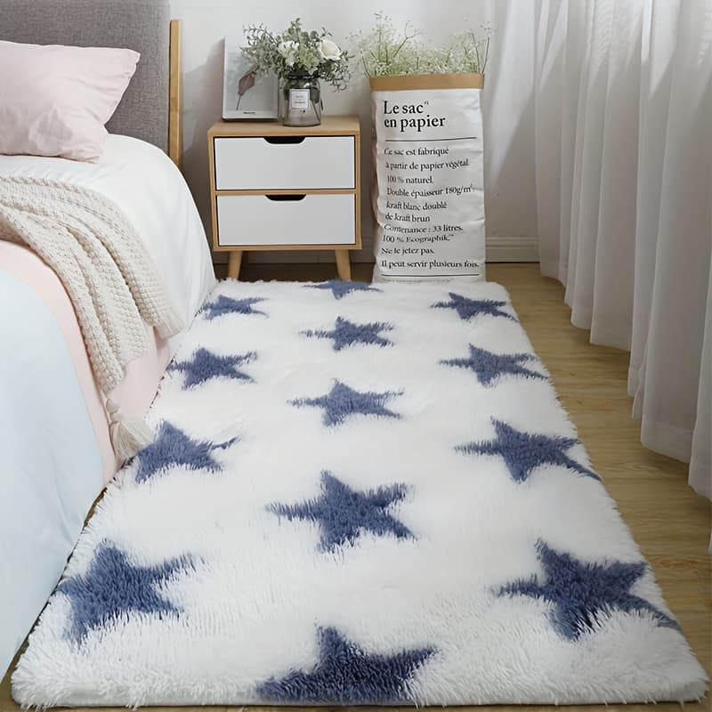 TEMU Soft Fluffy Shag Area Rugs For Living Room,shaggy Floor Carpet For Bedroom,plush Carpet,plush Rugs For Bedroom,bedroom Rugs,home Decor Rugscute Luxury,non-slip Machine Washable Carpet