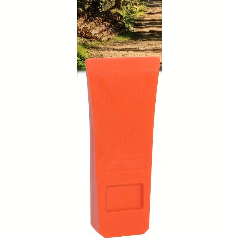 TEMU 1pc 6-inch Tree Cutting Wedge 6\" Plastic Tree Cutting Tool To Guide Tree Stability, Chainsaw Wedge