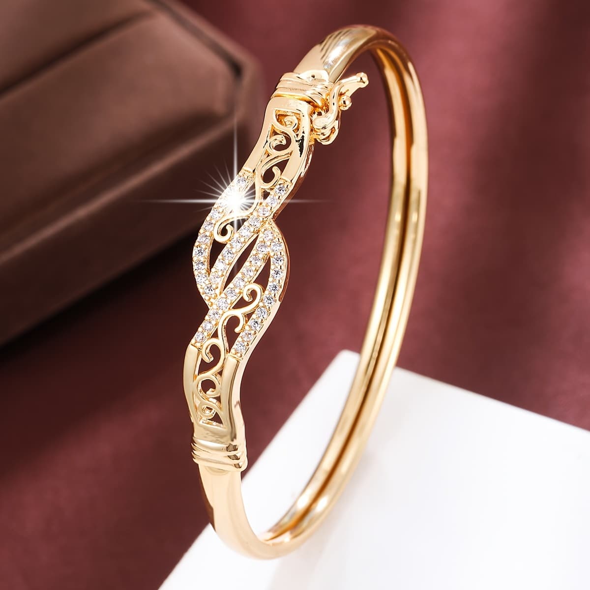TEMU Fashion Retro Design Sense Bracelet Women's All-match Internet Celebrity Same Style Bracelet