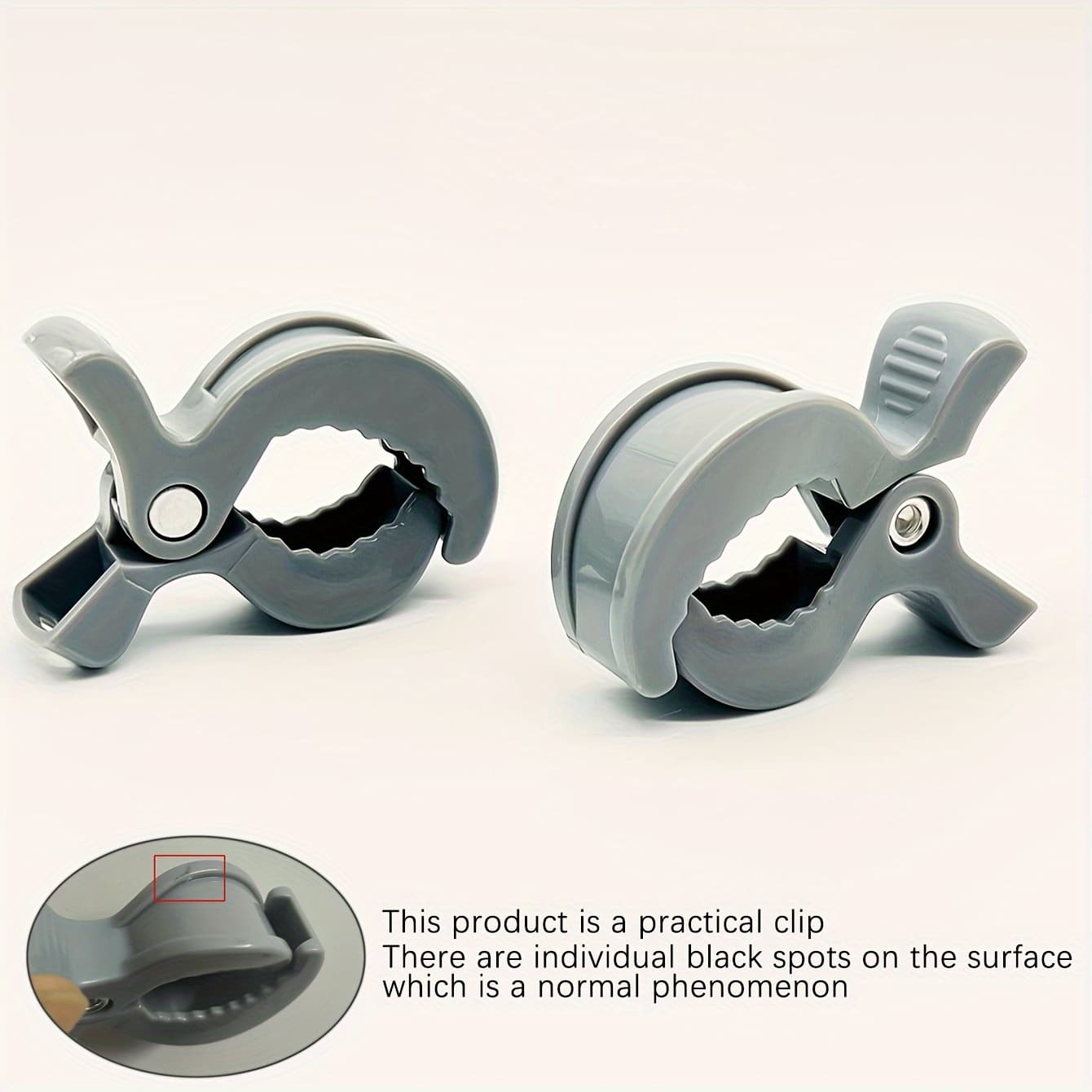 TEMU 2pcs Stroller Blanket Shark Clips, For Hanging Out