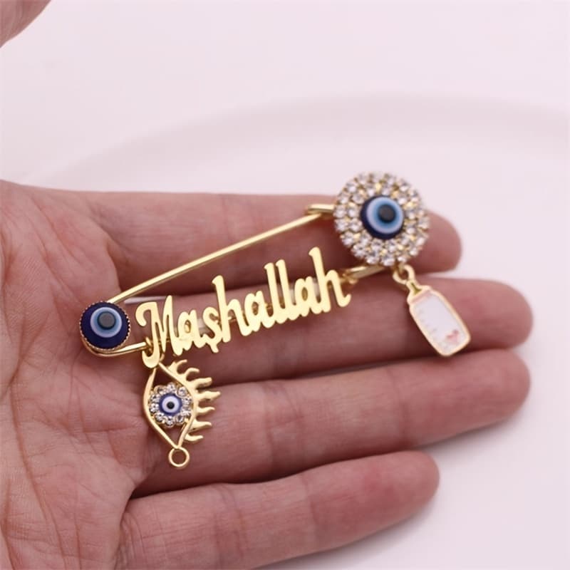 TEMU 1pc Brooch Pacifier Bottle Brooch Amulets Men Women Fashion Jewelry