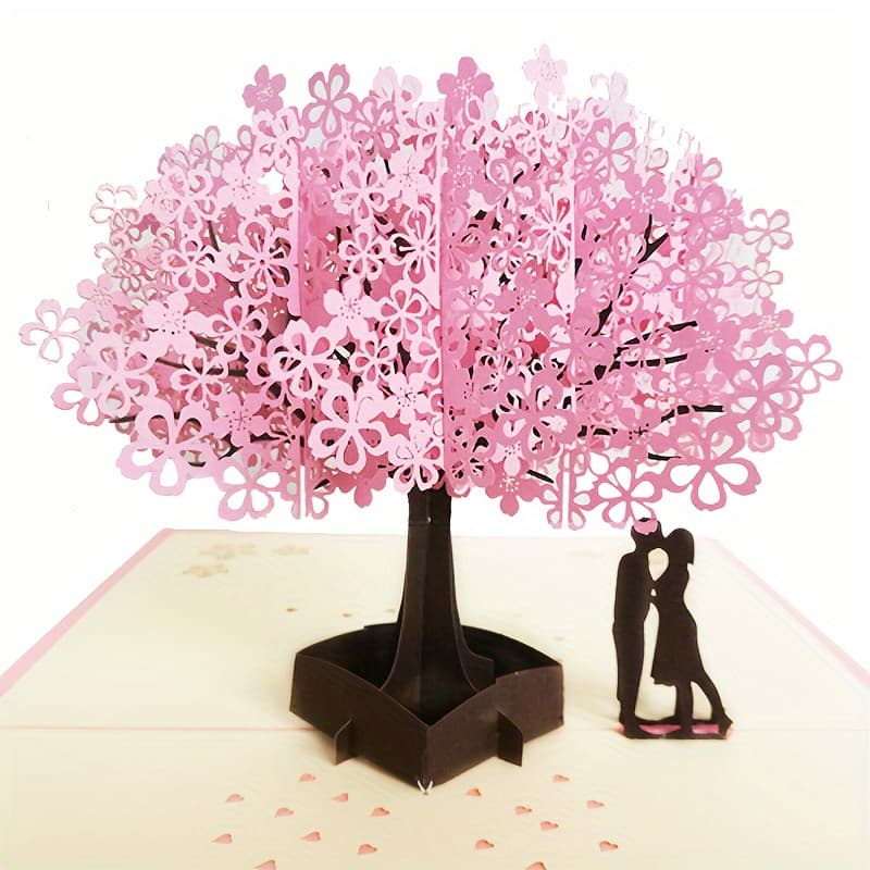TEMU Valentine's Day Cherry Couple Greeting Card
