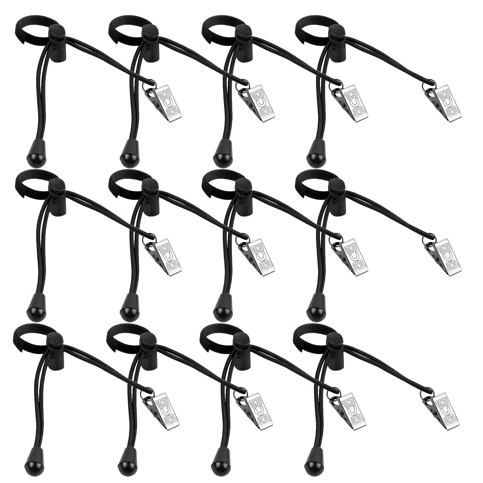 TEMU Elastic Rope Photography Clips 12pcs, Used To Fix Background Cloth For Photography